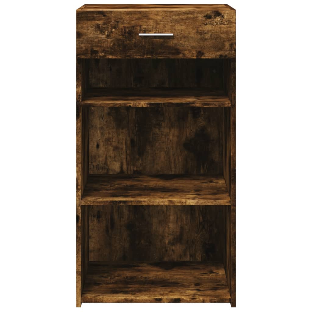 Dressoir 50x42,5x93 cm bewerkt hout gerookt eikenkleurig