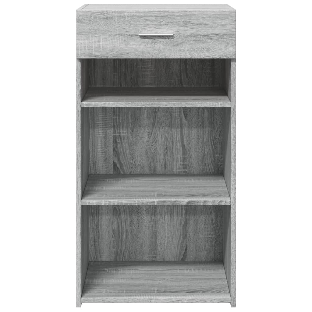 Dressoir 50x42,5x93 cm bewerkt hout grijs sonoma eikenkleurig
