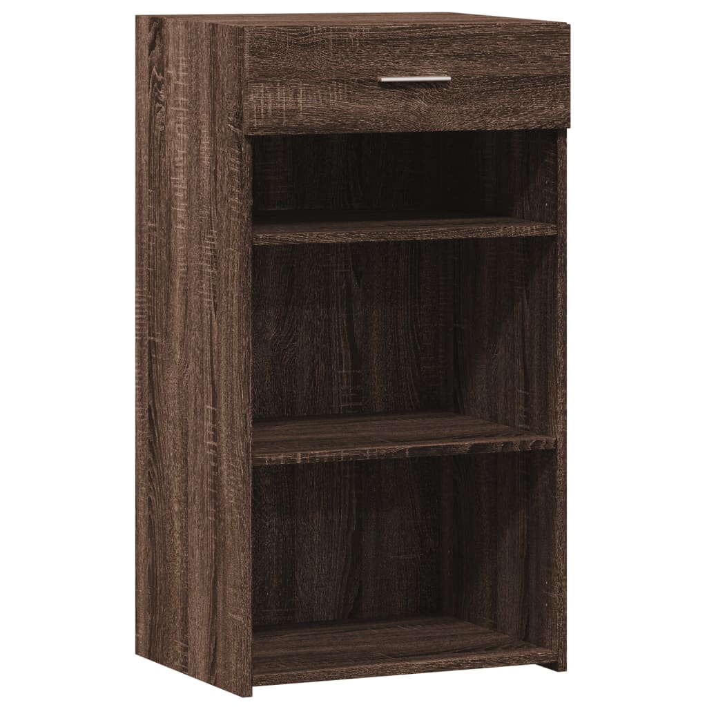 Dressoir 50x42,5x93 cm bewerkt hout bruin eikenkleur