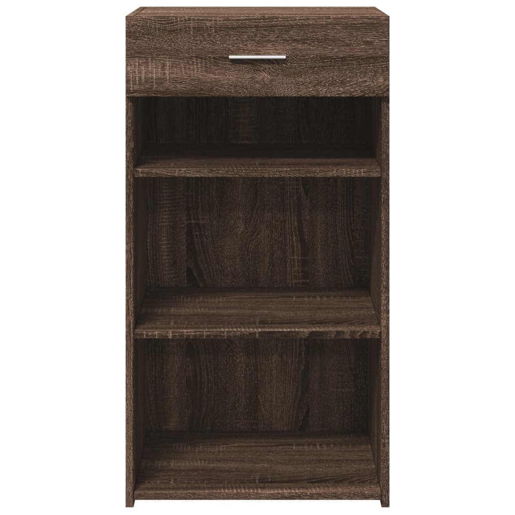 Dressoir 50x42,5x93 cm bewerkt hout bruin eikenkleur