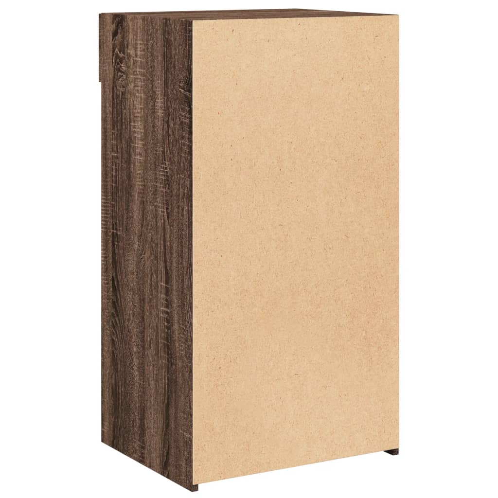 Dressoir 50x42,5x93 cm bewerkt hout bruin eikenkleur