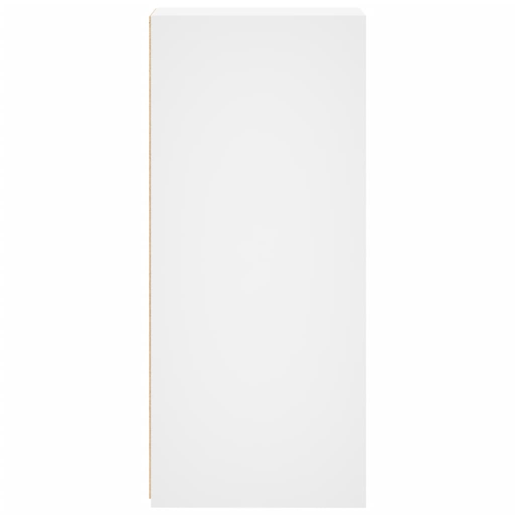 Dressoir 30x41x93 cm bewerkt hout wit
