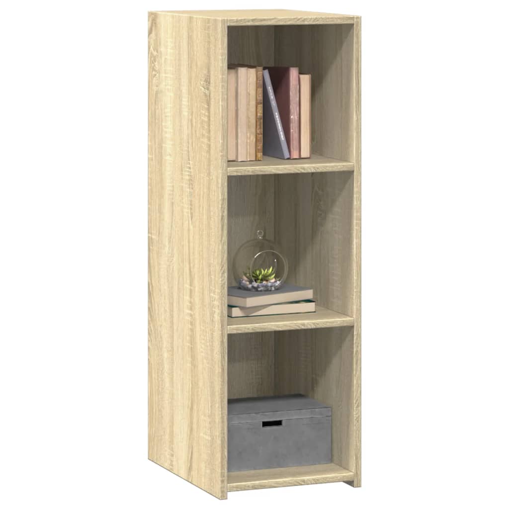 Dressoir 30x41x93 cm bewerkt hout sonoma eikenkleurig