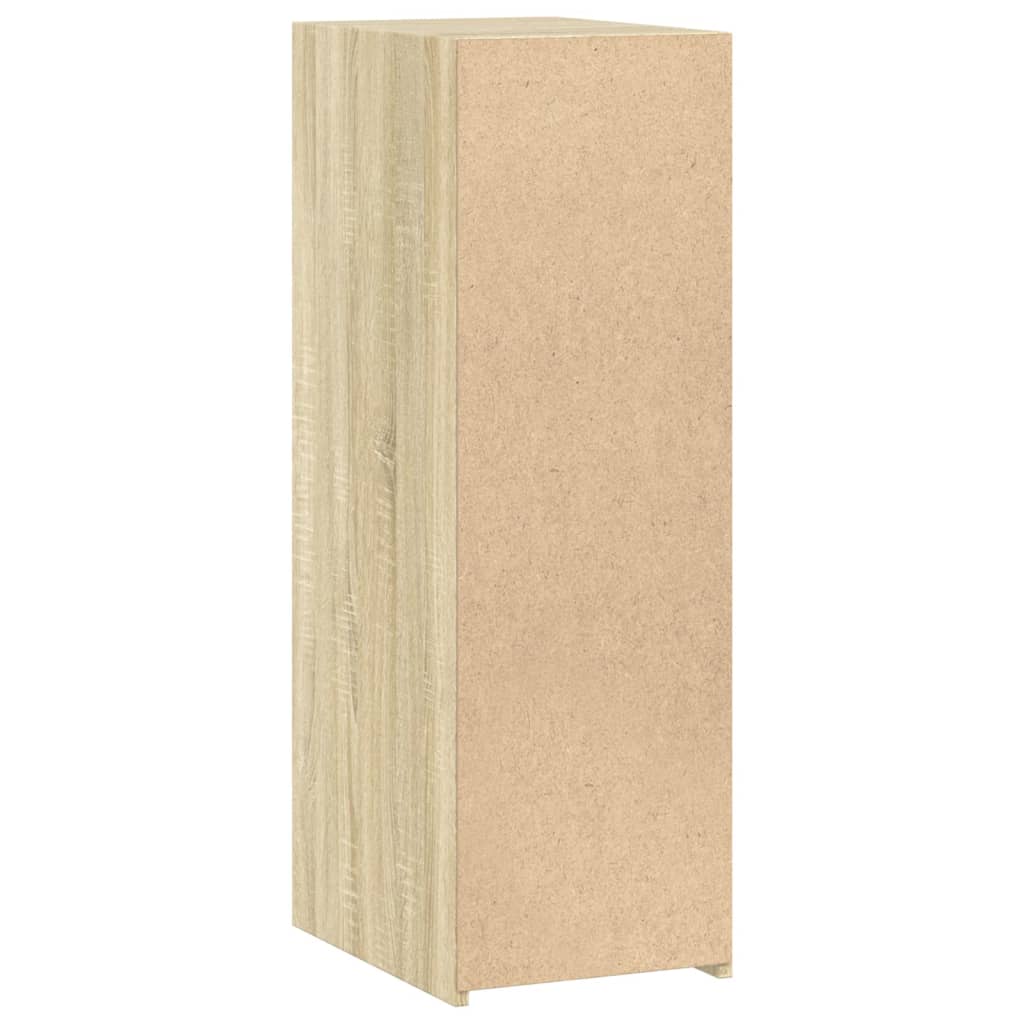 Dressoir 30x41x93 cm bewerkt hout sonoma eikenkleurig