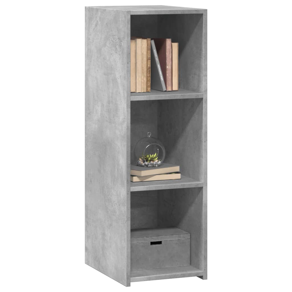 Dressoir 30x41x93 cm bewerkt hout betongrijs