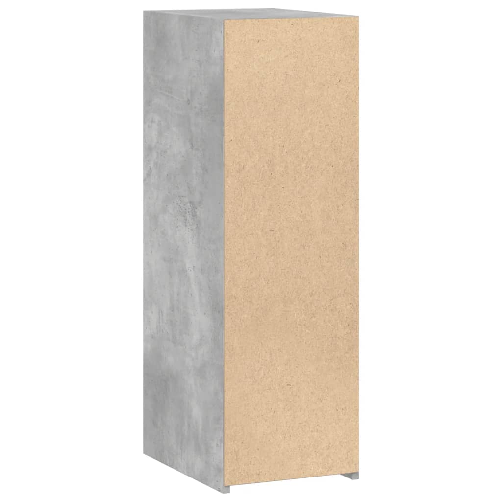 Dressoir 30x41x93 cm bewerkt hout betongrijs