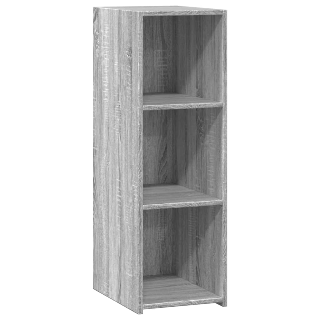 Dressoir 30x41x93 cm bewerkt hout grijs sonoma eikenkleurig
