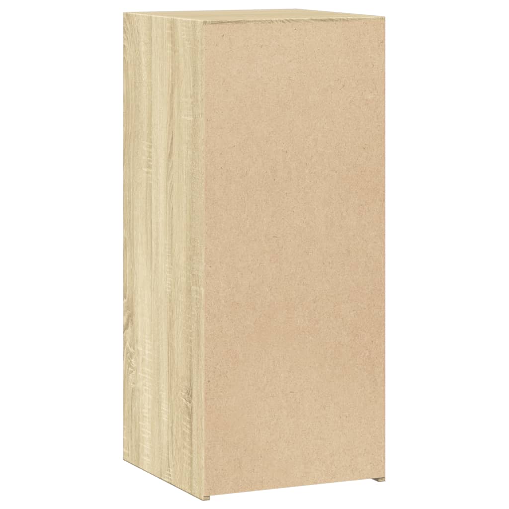 Dressoir 40x41x93 cm bewerkt hout sonoma eikenkleurig
