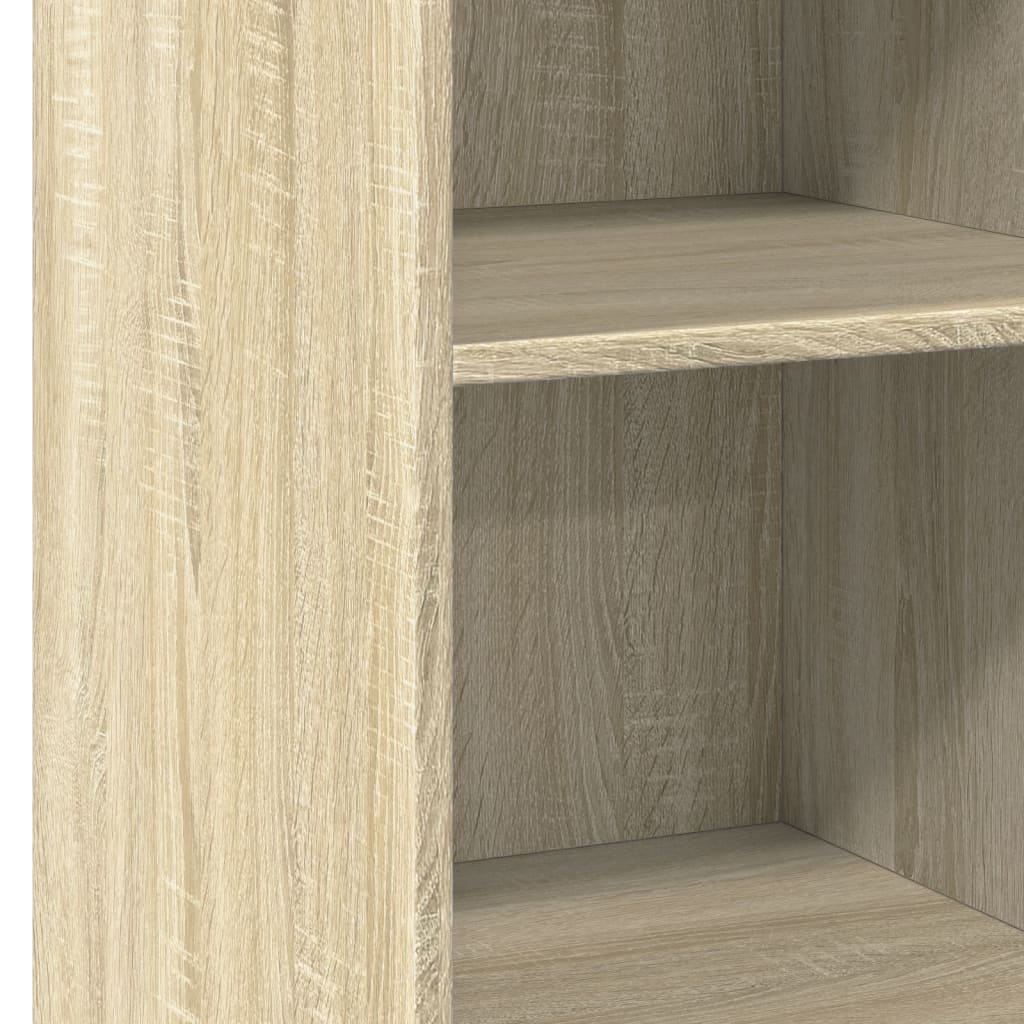 Dressoir 40x41x93 cm bewerkt hout sonoma eikenkleurig