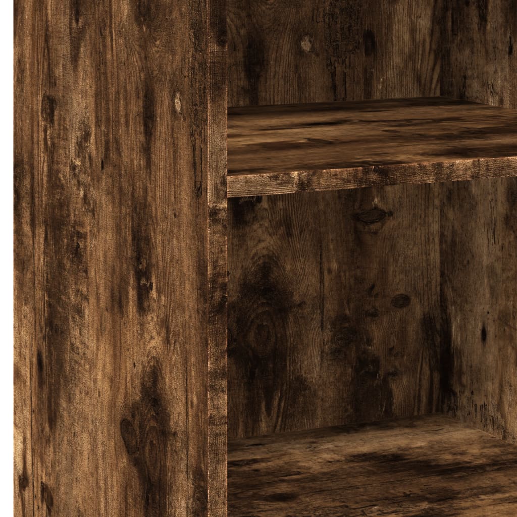 Dressoir 45x41x93 cm bewerkt hout gerookt eikenkleurig