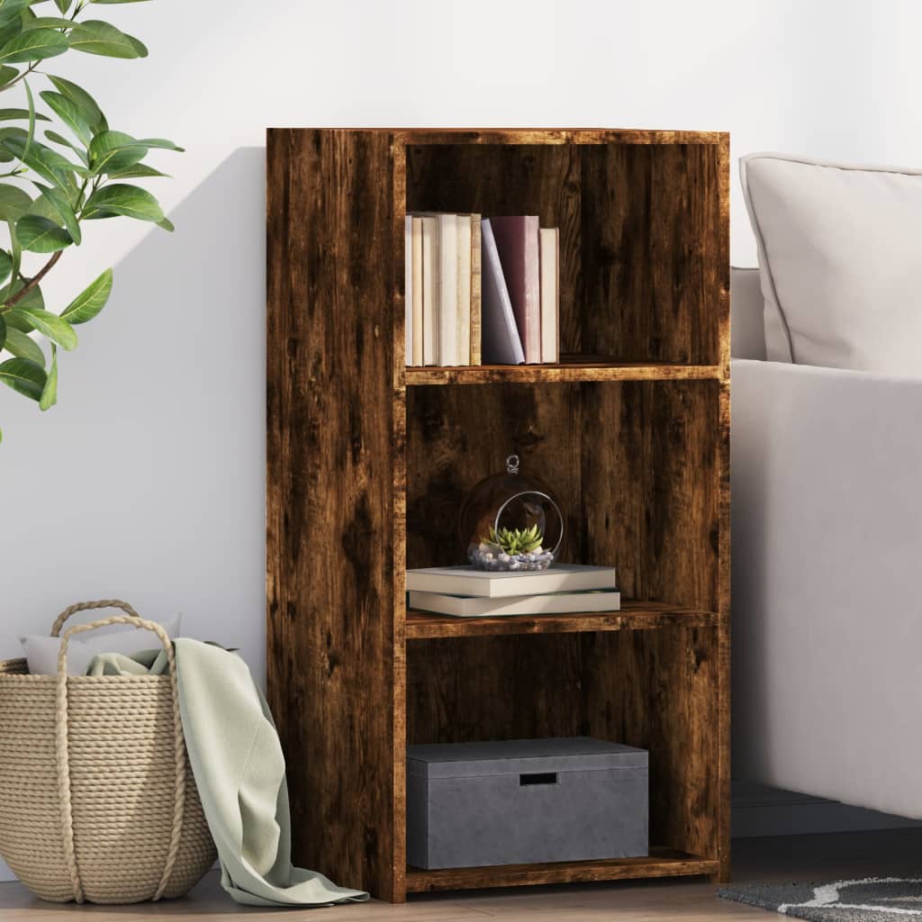 Dressoir 45x41x93 cm bewerkt hout gerookt eikenkleurig