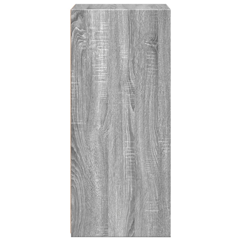 Dressoir 45x41x93 cm bewerkt hout grijs sonoma eikenkleurig