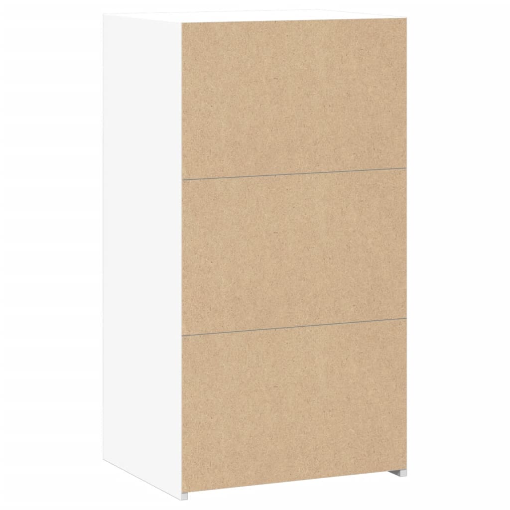 Dressoir 50x41x93 cm bewerkt hout wit