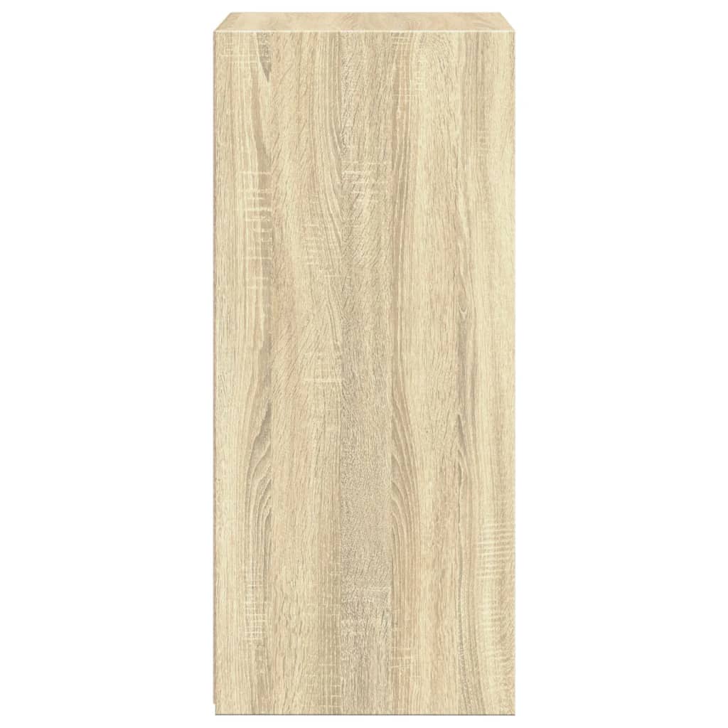 Dressoir 50x41x93 cm bewerkt hout sonoma eikenkleurig