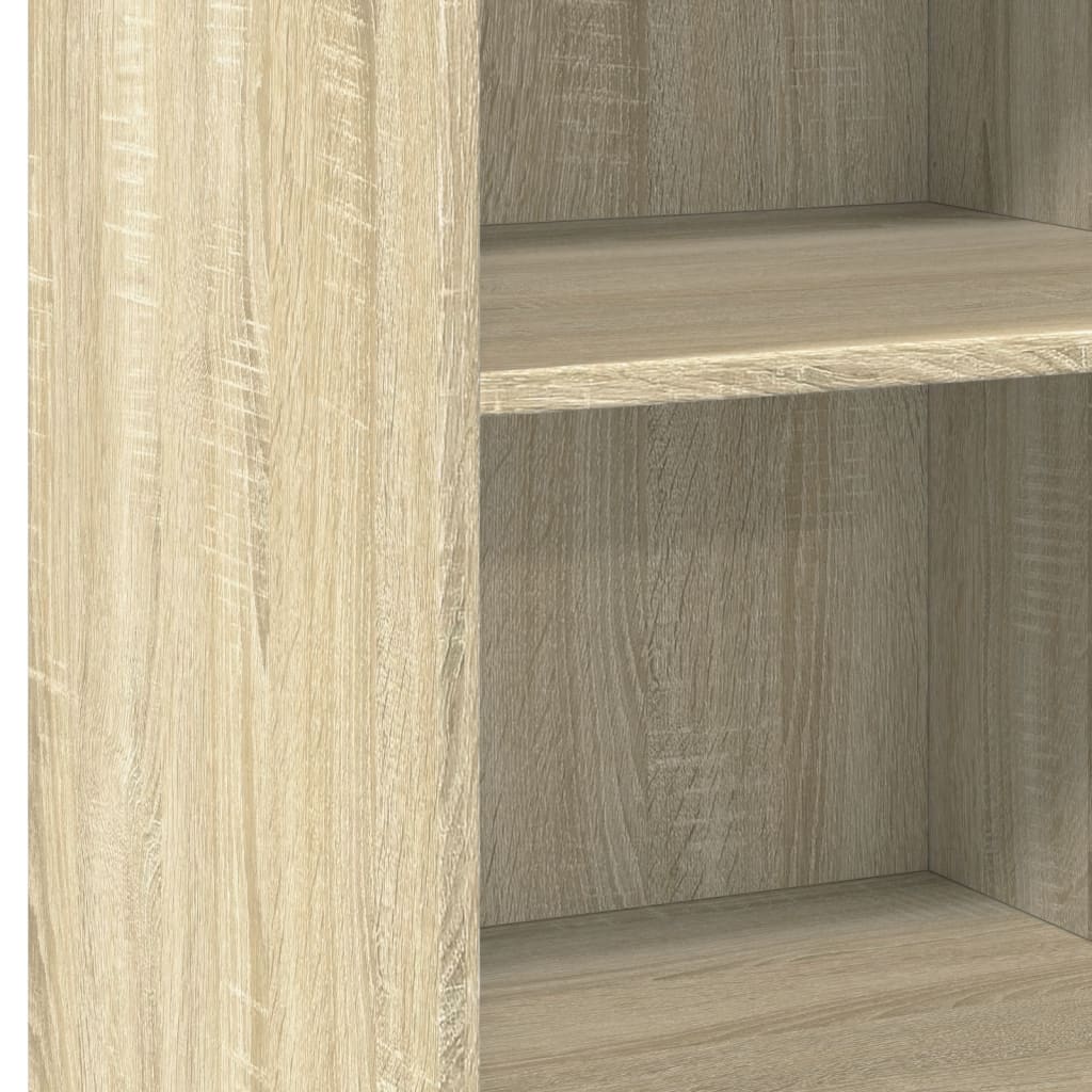 Dressoir 50x41x93 cm bewerkt hout sonoma eikenkleurig