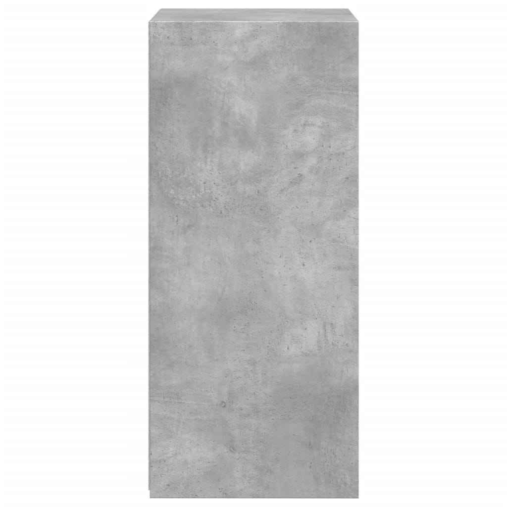 Dressoir 50x41x93 cm bewerkt hout betongrijs