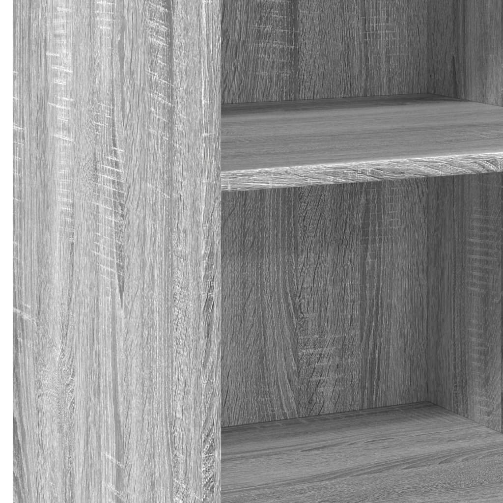 Dressoir 50x41x93 cm bewerkt hout grijs sonoma eikenkleurig