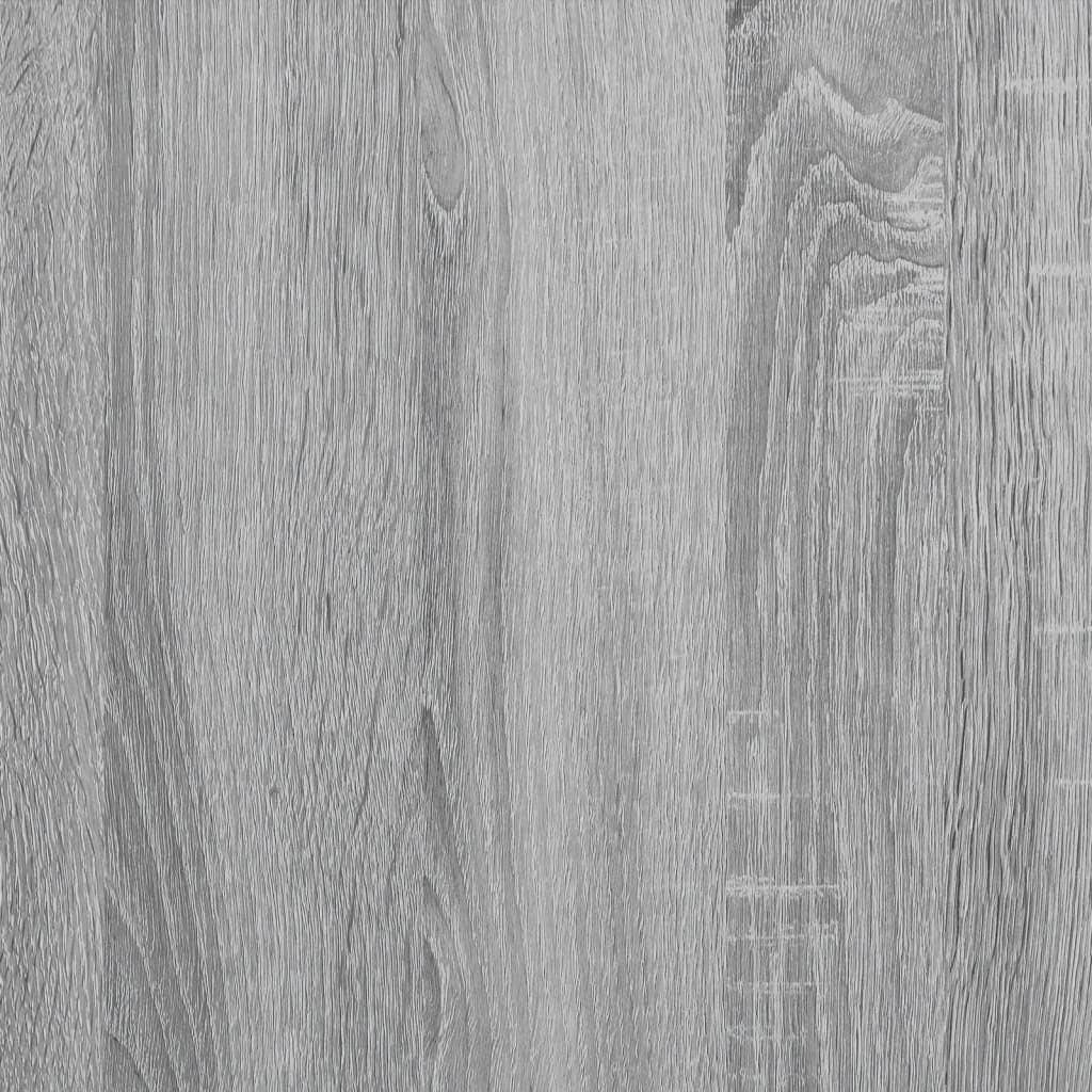 Dressoir 50x41x93 cm bewerkt hout grijs sonoma eikenkleurig