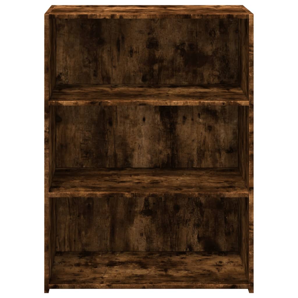 Dressoir 70x41x93 cm bewerkt hout gerookt eikenkleurig