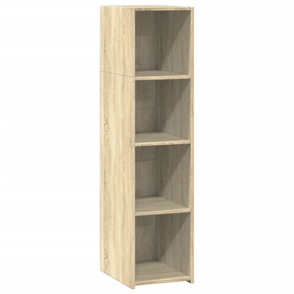 Hoge kast 30x41x124 cm bewerkt hout sonoma eikenkleurig