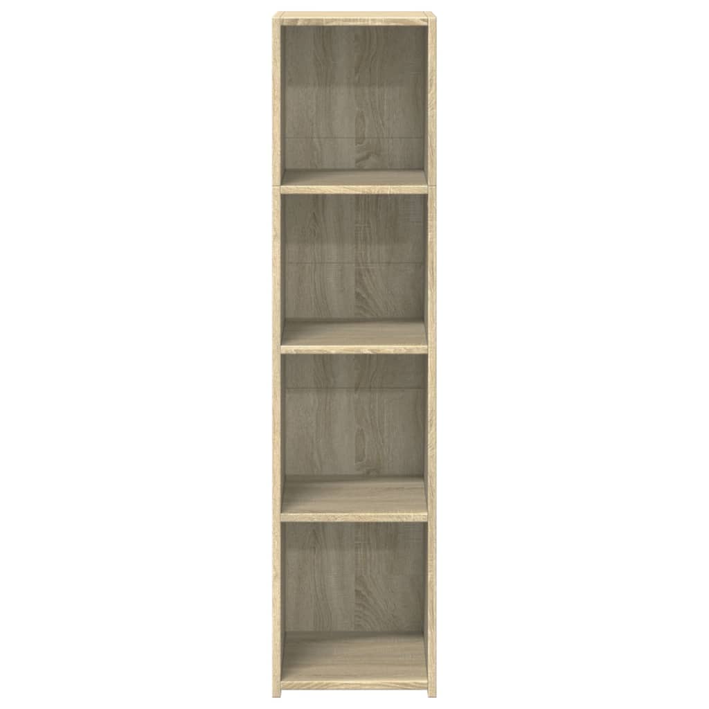 Hoge kast 30x41x124 cm bewerkt hout sonoma eikenkleurig