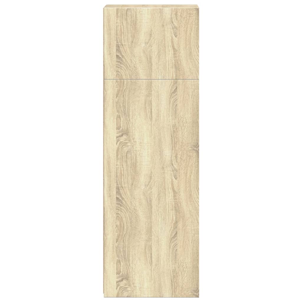 Hoge kast 30x41x124 cm bewerkt hout sonoma eikenkleurig