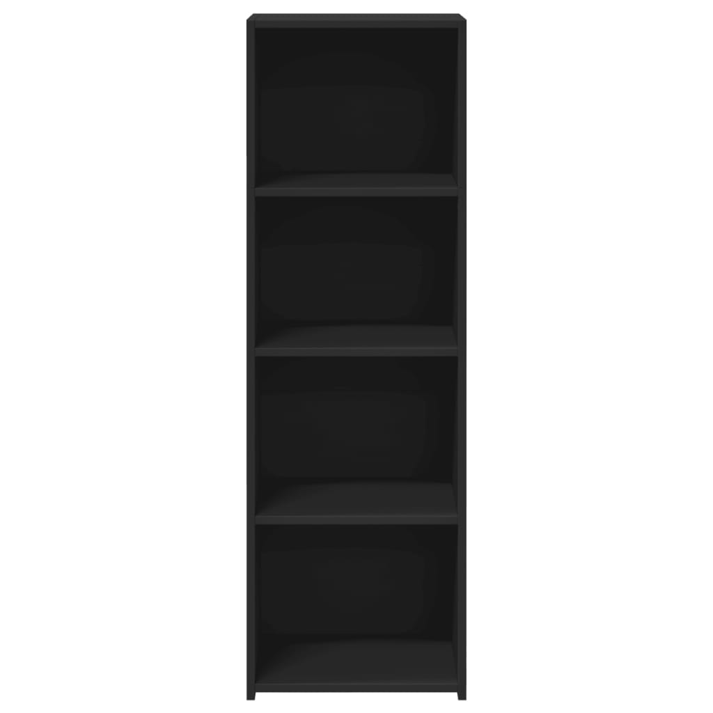 Hoge kast 40x41x124 cm bewerkt hout zwart