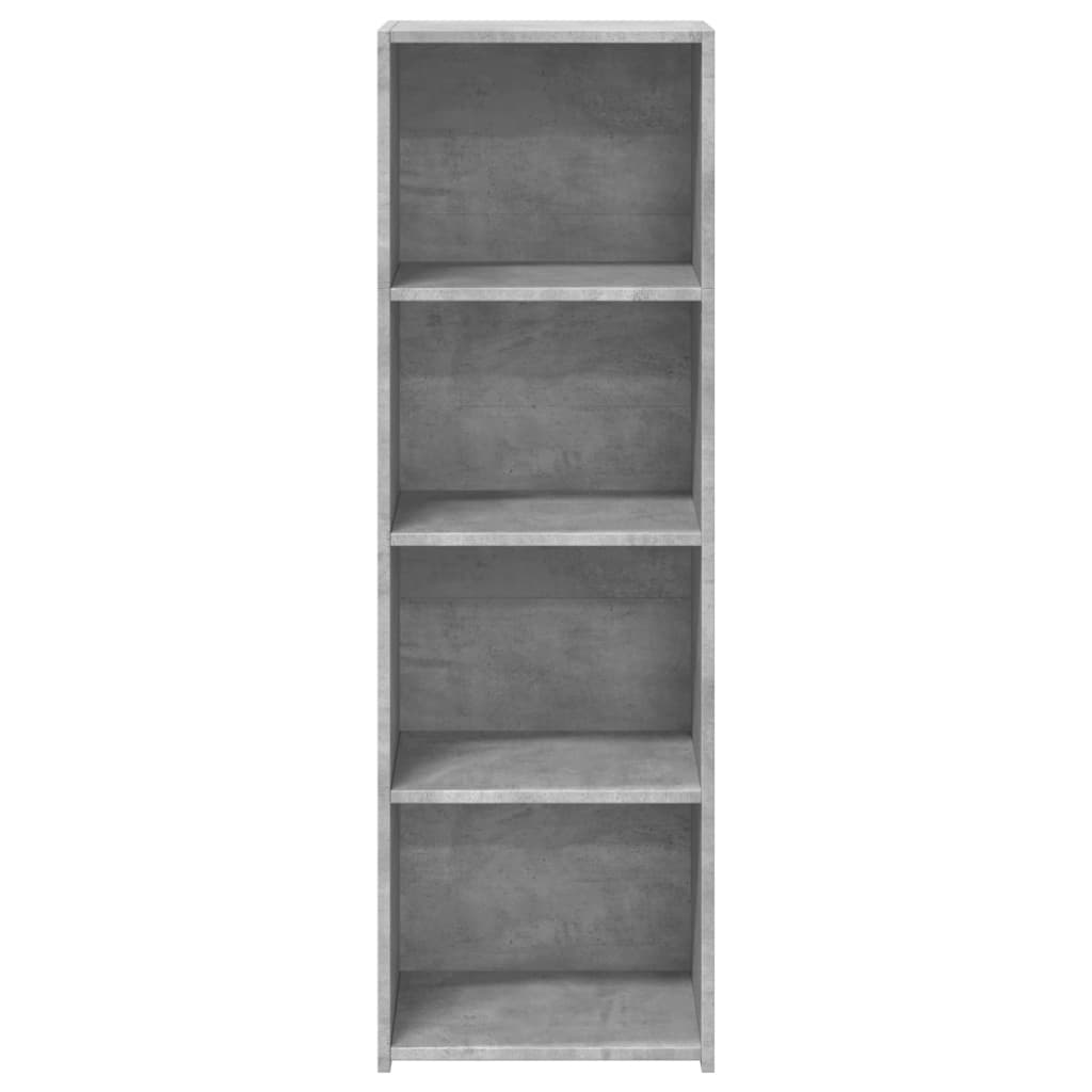 Hoge kast 40x41x124 cm bewerkt hout betongrijs