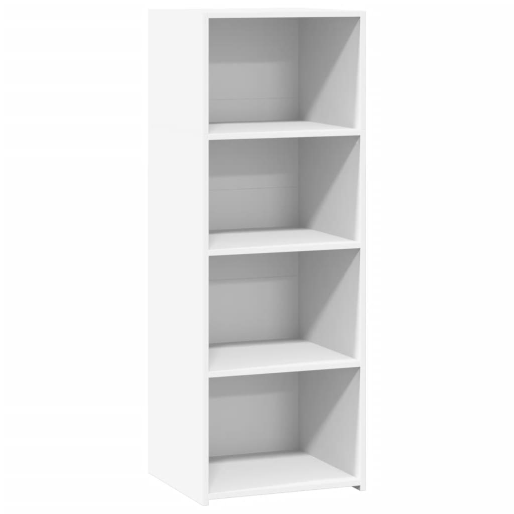 Hoge kast 45x41x124 cm bewerkt hout wit