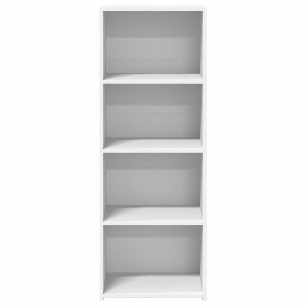 Hoge kast 45x41x124 cm bewerkt hout wit