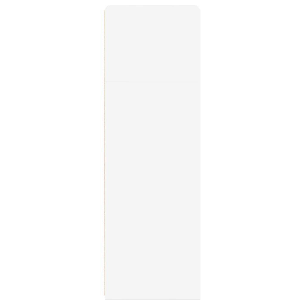 Hoge kast 45x41x124 cm bewerkt hout wit