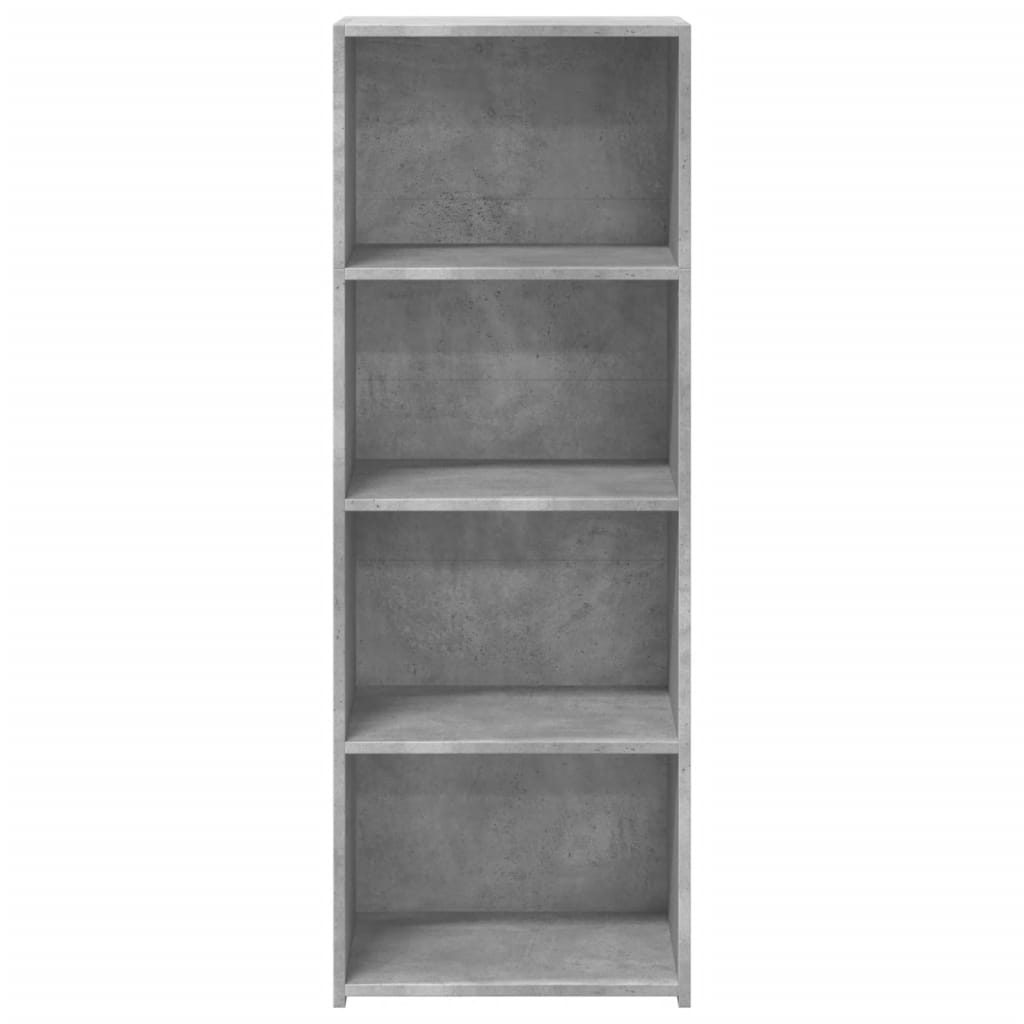 Hoge kast 45x41x124 cm bewerkt hout betongrijs