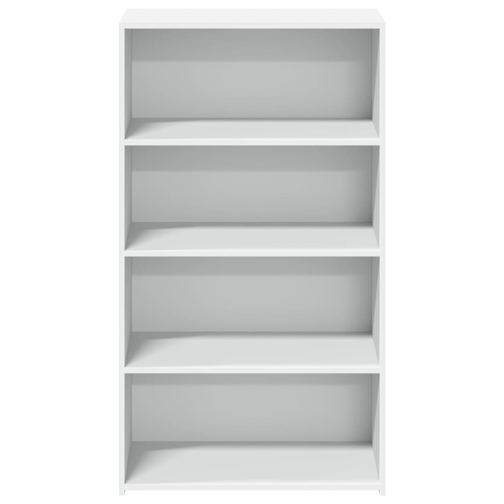 Hoge kast 70x41x124 cm bewerkt hout wit