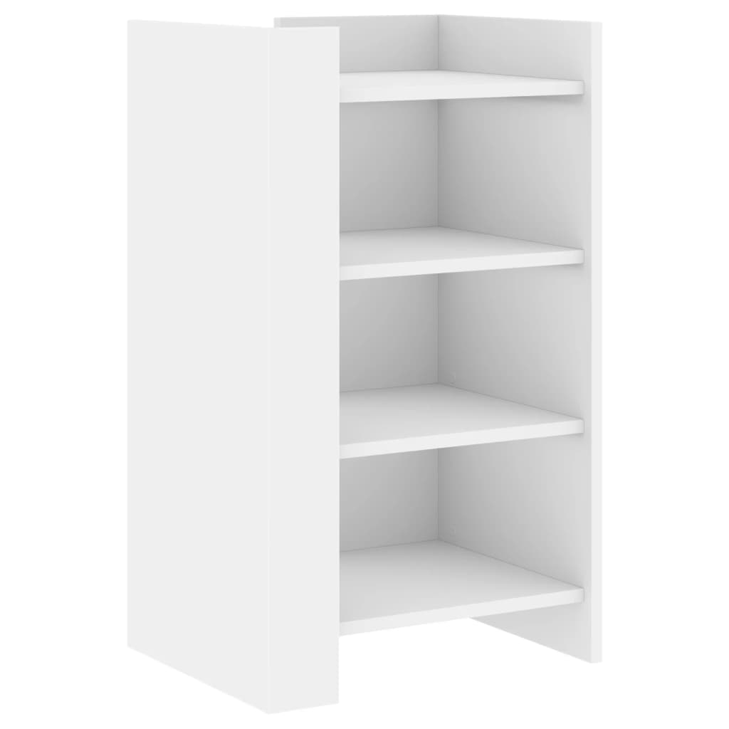 Dressoir 45x35x75 cm bewerkt hout wit