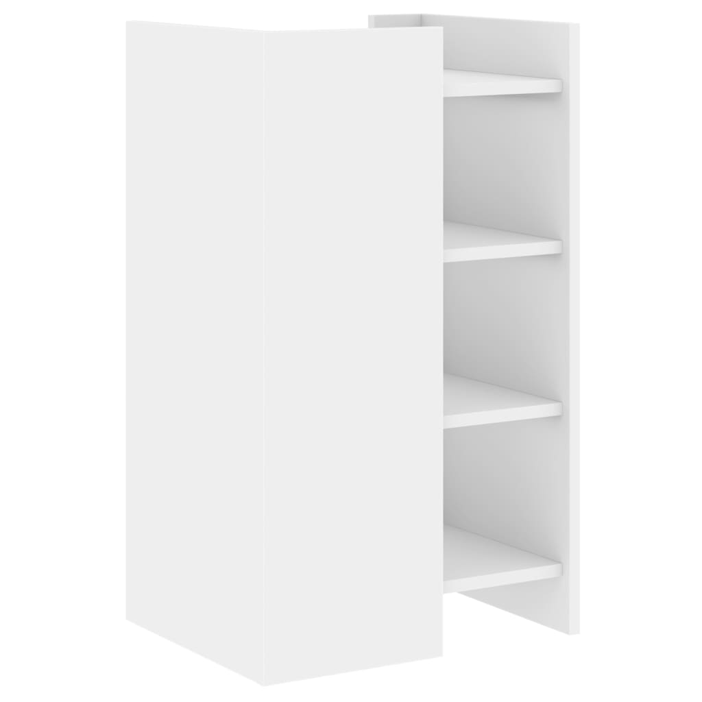 Dressoir 45x35x75 cm bewerkt hout wit