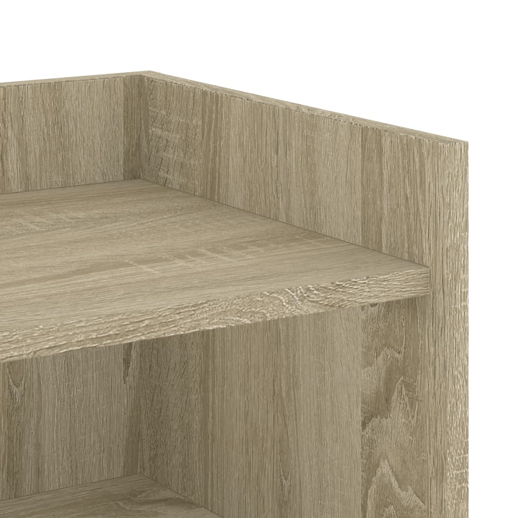 Dressoir 45x35x75 cm bewerkt hout sonoma eikenkleurig