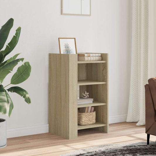 Dressoir 45x35x75 cm bewerkt hout sonoma eikenkleurig