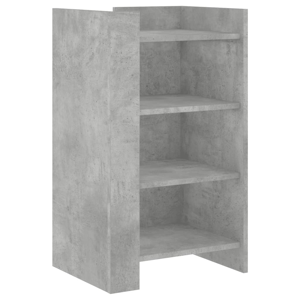 Dressoir 45x35x75 cm bewerkt hout betongrijs