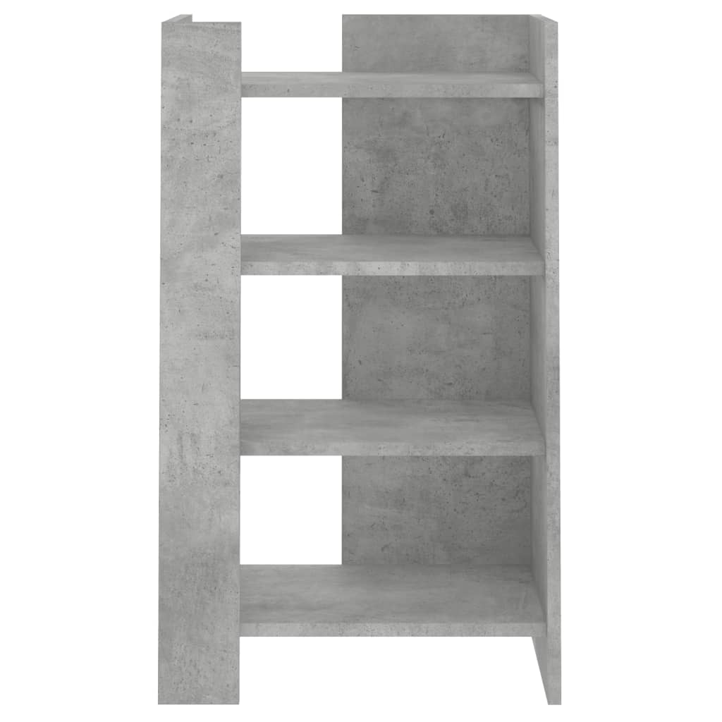 Dressoir 45x35x75 cm bewerkt hout betongrijs