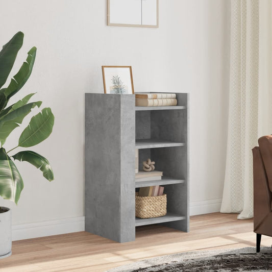 Dressoir 45x35x75 cm bewerkt hout betongrijs
