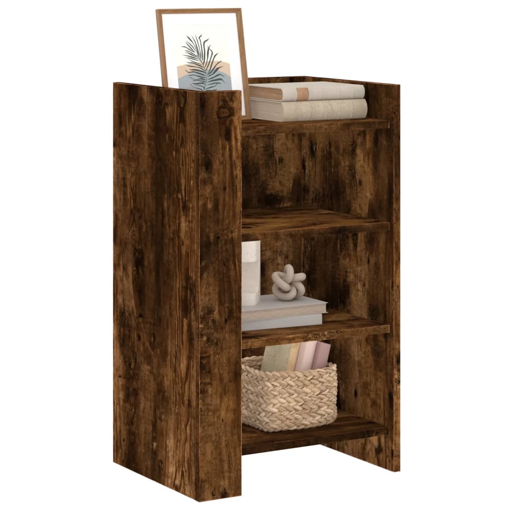 Dressoir 45x35x75 cm bewerkt hout gerookt eiken