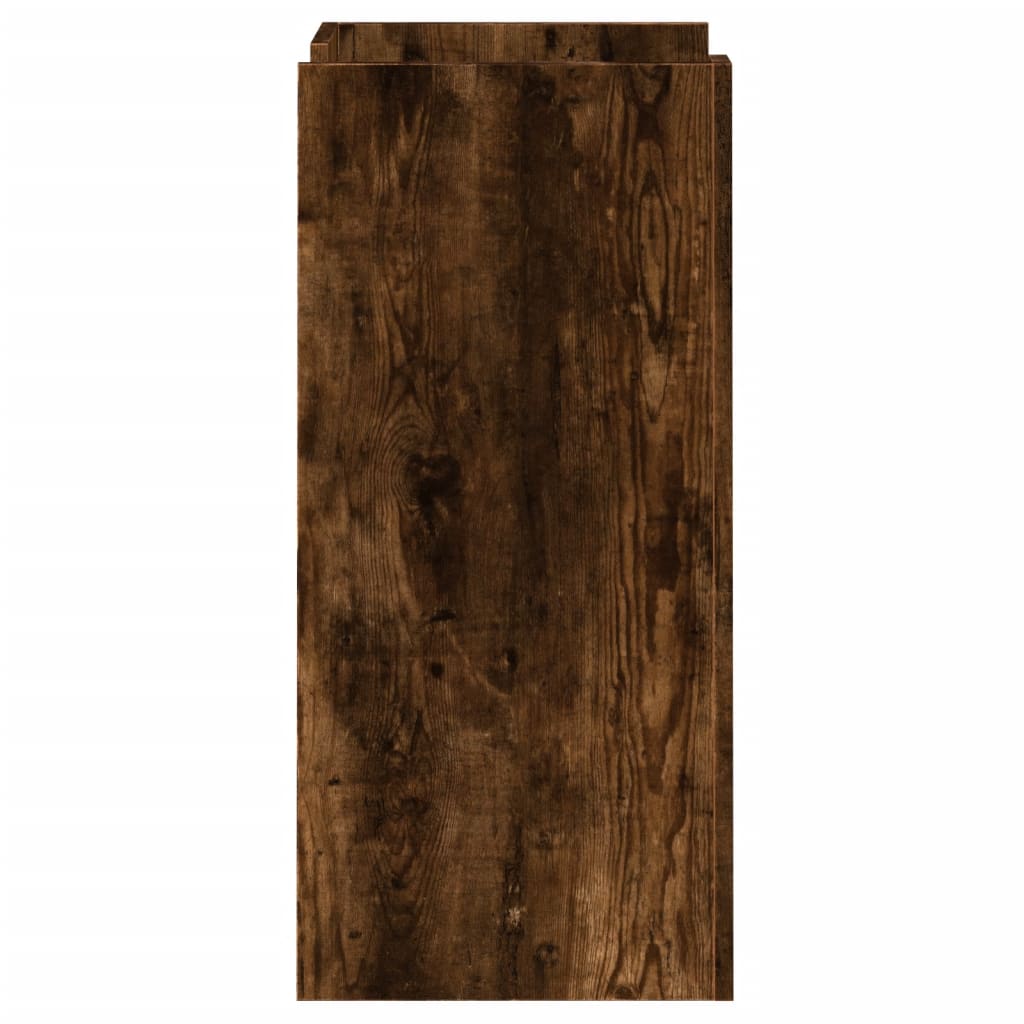 Dressoir 45x35x75 cm bewerkt hout gerookt eiken