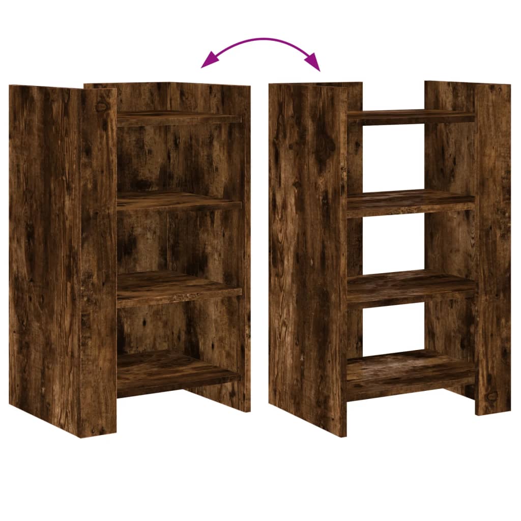 Dressoir 45x35x75 cm bewerkt hout gerookt eiken