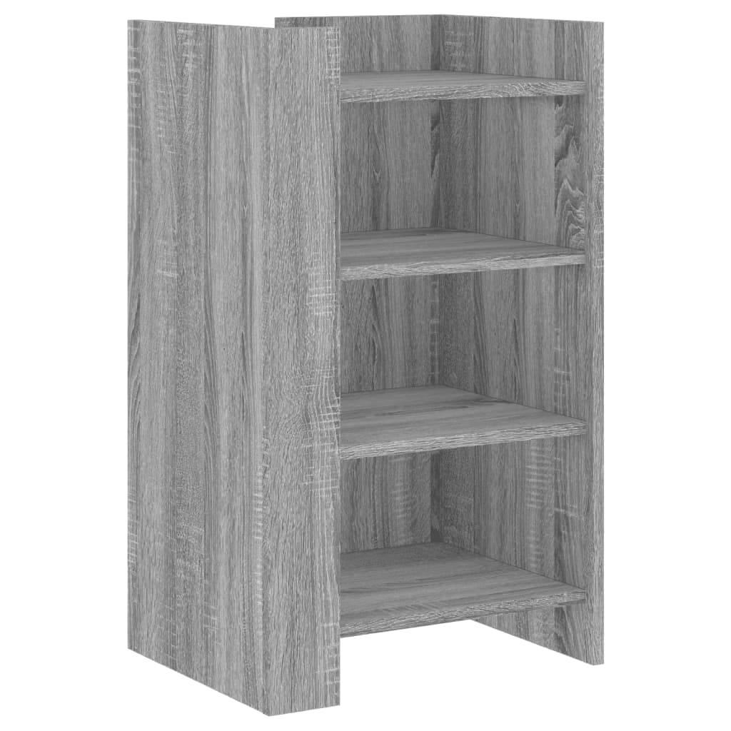 Dressoir 45x35x75 cm bewerkt hout grijs sonoma eikenkleurig