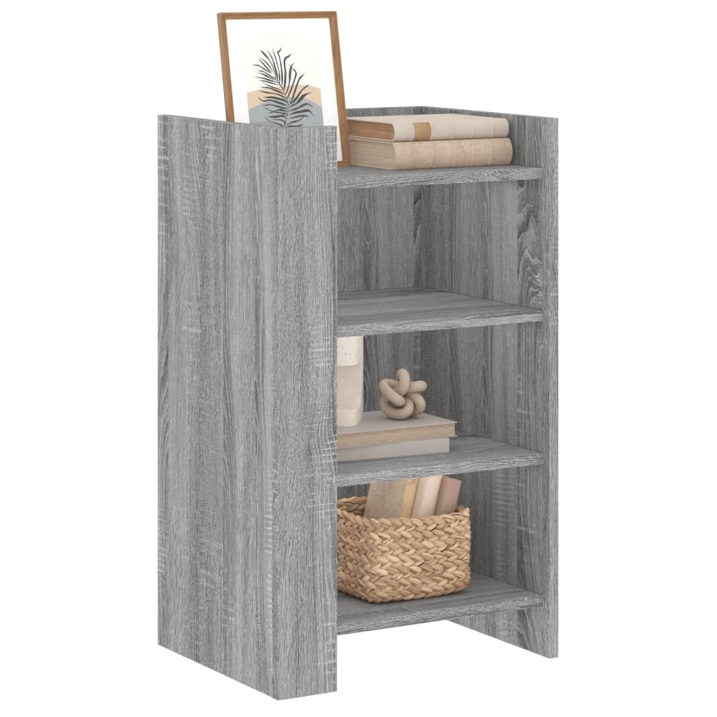 Dressoir 45x35x75 cm bewerkt hout grijs sonoma eikenkleurig