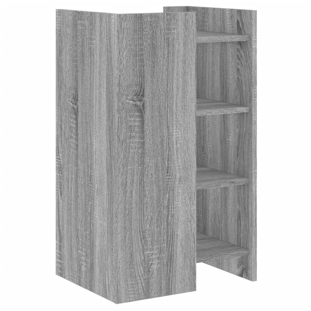 Dressoir 45x35x75 cm bewerkt hout grijs sonoma eikenkleurig