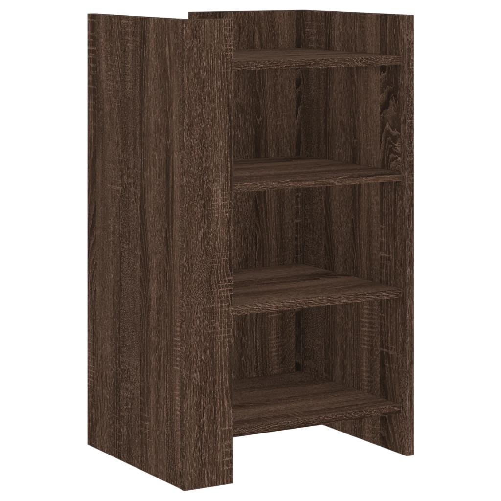 Dressoir 45x35x75 cm bewerkt hout bruin eikenkleur