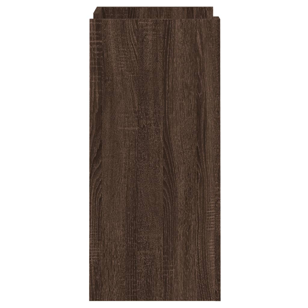 Dressoir 45x35x75 cm bewerkt hout bruin eikenkleur