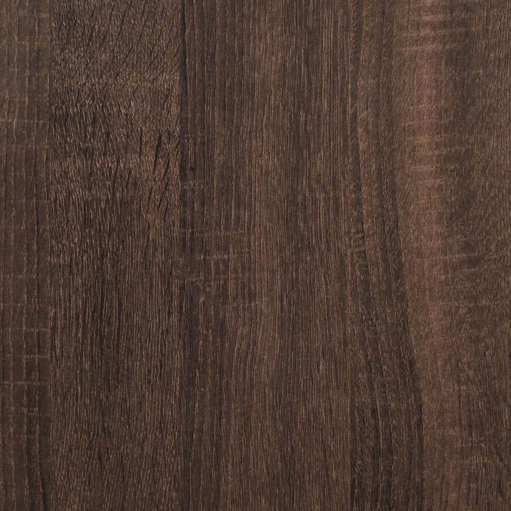 Dressoir 45x35x75 cm bewerkt hout bruin eikenkleur
