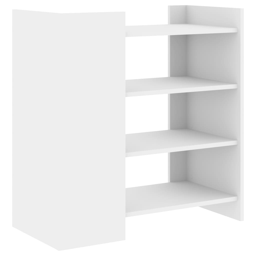 Dressoir 73,5x35x75 cm bewerkt hout wit